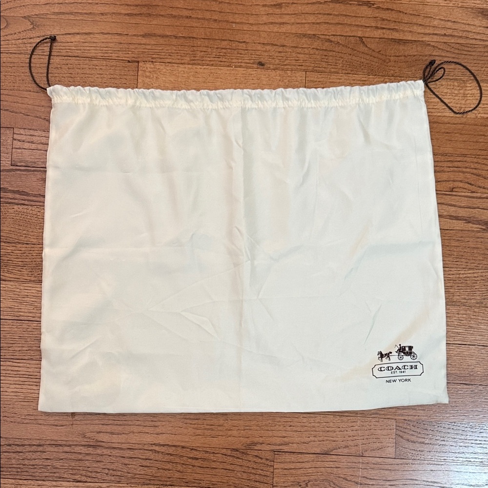 Coach Cream Dust Bag XL